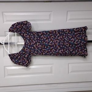 Band of the Free Boho Dress Purple Floral NWT Medium